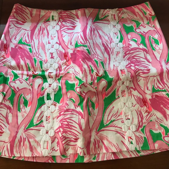 Lilly Pulitzer Pants - Lilly Pulitzer Pink and Green Skort